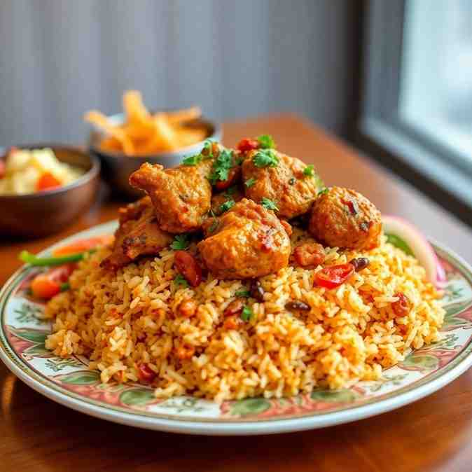 Afghani Chicken Dum Biryani Recipe: Cook At Home